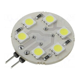 LED | white | 1.44W | 96lm | 12VDC | Cap: G4