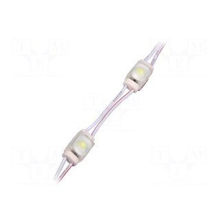 LED | white | 360mW | 6500K | 41lm | IP67 | 170÷130° | No.of diodes: 1 | 2835