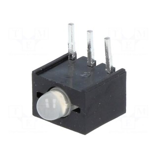 LED | bicolour,in housing | red/green | 3mm | No.of diodes: 1 | 20mA