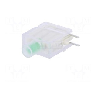 LED | in housing | green | 3.9mm | No.of diodes: 1