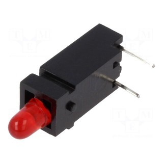 LED | in housing | red | 2.8mm | No.of diodes: 1 | 20mA | 60° | 1.2÷4mcd