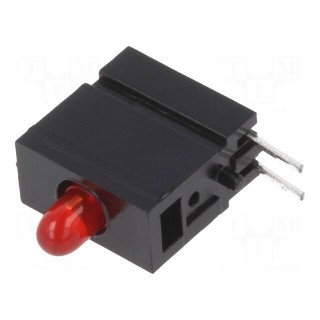 LED | in housing | red | 2.8mm | No.of diodes: 1 | 20mA | 60° | 15÷30mcd