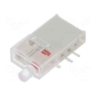LED | in housing | red | 2.9mm | No.of diodes: 1 | 20mA | Lens: red | 50°