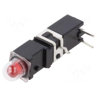 LED | in housing | red | 3.9mm | No.of diodes: 1 | 20mA | 60° | 1.2÷4mcd
