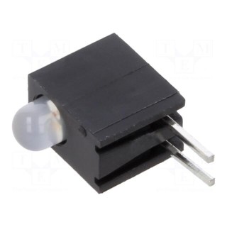 LED | in housing | red,green | 3mm | No.of diodes: 1 | 20mA | 45° | 30mcd