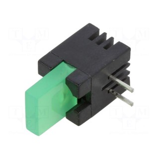 LED | in housing | white,green | No.of diodes: 1 | 20mA | Lens: diffused