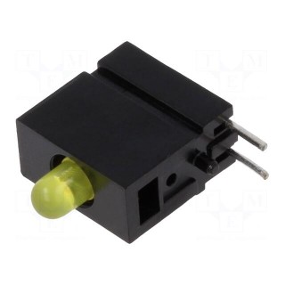 LED | in housing | yellow | 2.8mm | No.of diodes: 1 | 20mA | 60° | 10÷20mcd