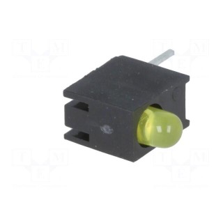 LED | in housing | yellow | 3mm | No.of diodes: 1 | 20mA | 40° | 2.1÷2.5V