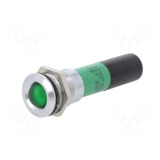 Indicator: LED | green | 230VAC | Ø16mm