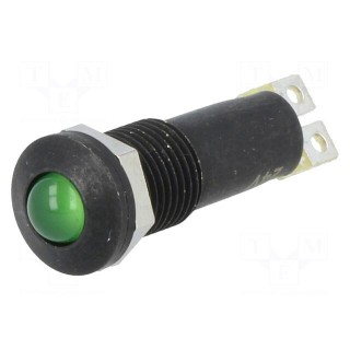 Indicator: LED | prominent | 24VDC | Cutout: Ø8.4mm | IP67 | connectors
