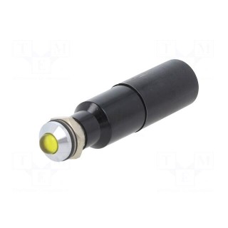 Indicator: LED | prominent | yellow | 230VAC | Ø8mm