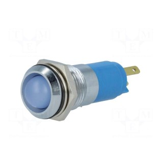 Indicator: LED | recessed | 24÷28VDC | 24÷28VAC | Cutout: Ø14.2mm | IP67