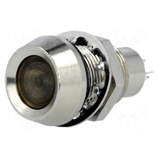 Indicator: LED | recessed | 24VDC | Cutout: Ø12.7mm | IP67 | brass