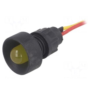 Indicator: LED | recessed | 12÷24VDC | 12÷24VAC | Cutout: Ø13mm | IP20