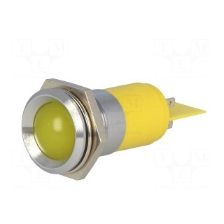 Indicator: LED | recessed | 24÷28VDC | 24÷28VAC | Cutout: Ø22.2mm | IP67