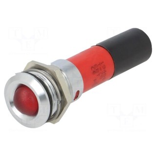 Indicator: LED | red | 230VAC | Ø16mm