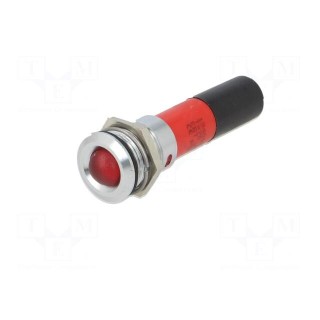 Indicator: LED | red | 230VAC | Ø16mm