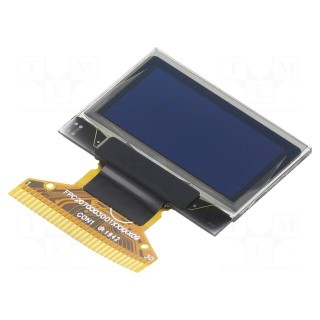 Display: OLED | graphical | 0.96" | 128x64 | Dim: 26.7x19.25x1.26mm