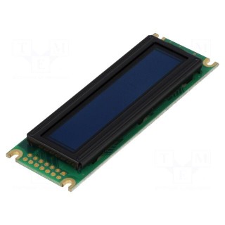 Display: OLED | graphical | 100x16 | Window dimensions: 66x16mm