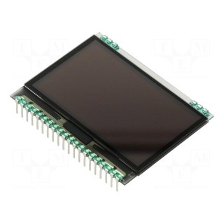 Display: OLED | graphical | 2.3" | 128x64 | Dim: 55x43x3.3mm | yellow