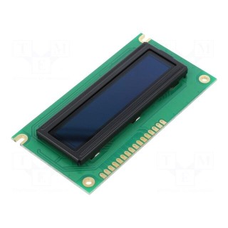Display: OLED | graphical | 2.4" | 100x16 | Dim: 84x44x10mm | red | PIN: 16