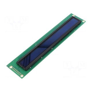Display: OLED | graphical | 4.9" | 200x16 | Dim: 182x38.5x9.3mm | yellow