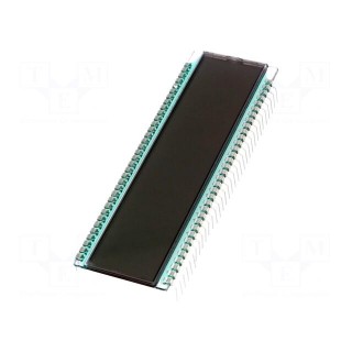 Display: LCD | 7-segment | STN Positive | No.of dig: 8 | 70x25x1.1mm
