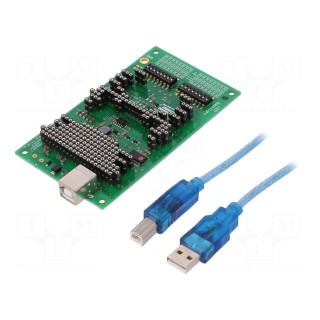 Dev.kit: demonstration | Kit: USB cable,base board