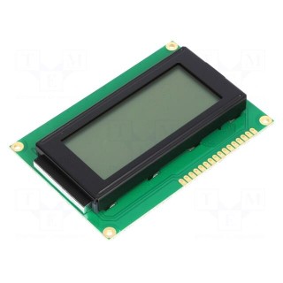 Display: LCD | alphanumeric | FSTN Positive | 16x4 | gray | LED | PIN: 16