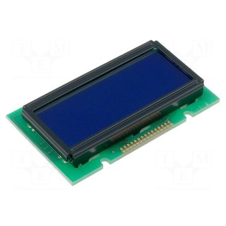 Display: LCD | alphanumeric | STN Negative | 12x2 | blue | LED | PIN: 15