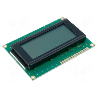 Display: LCD | alphanumeric | STN Positive | 16x4 | gray | 87x60x13.6mm