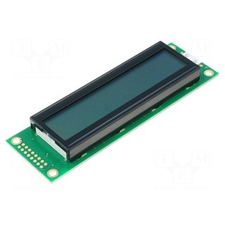 Display: LCD | alphanumeric | STN Positive | 20x2 | gray | LED | PIN: 16