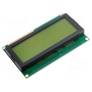 Display: LCD | alphanumeric | STN Positive | 20x4 | 60x98x14.5mm | LED