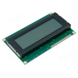 Display: LCD | alphanumeric | STN Positive | 20x4 | gray | 98x60x13.6mm