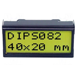 Display: LCD | alphanumeric | STN Positive | 8x2 | 40x20mm | LED | PIN: 14