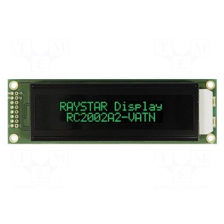 Display: LCD | alphanumeric | VA Negative | 20x2 | 115x36x13.9mm | LED