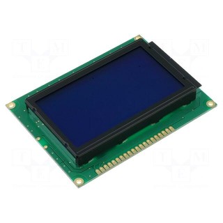 Display: LCD | graphical | 128x64 | STN Negative | blue | 93x70x13.6mm