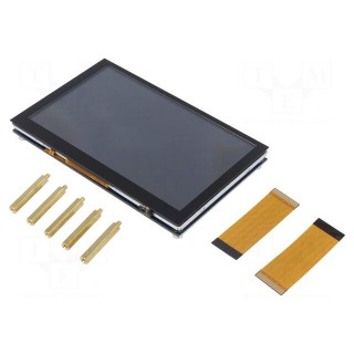 Display: LCD | graphical | 800x480 | 121x76mm | 5" | Interface: DSI,I2C