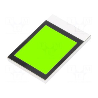 Backlight | DE112 | LED | Dim: 33x22.86x2.5mm | yellow-green | 50cd/m2