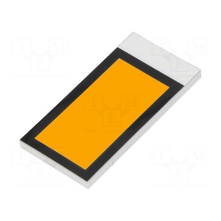 Backlight | Application: DE123 | LED | Dim: 35.5x17.78x2.5mm | amber