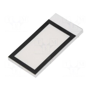 Backlight | Application: DE123 | LED | Dim: 35.5x17.78x2.5mm | white