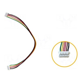 Cable | PIN: 6 | MOLEX | Contacts ph: 1.25mm | L: 150mm