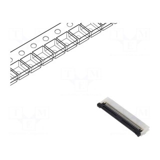 Connector | PIN: 36 | ZIF FFC | 0.5mm | Type: bottom contacts