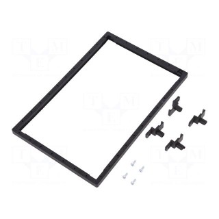 Frontal bezel | LCD-OLINUXINO-7TS | plastic | Colour: black