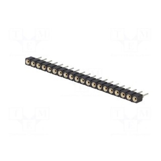 Pin socket | EADOGM128 | PIN: 20 | Layout: 1x20 | 2.54mm