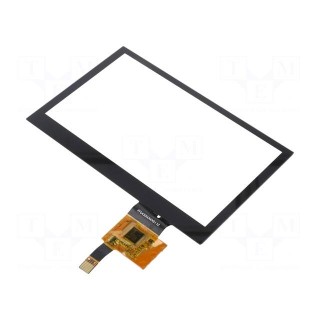 Touch panel | 96.24x54.66mm | PIN: 10 | -30÷80°C | 4.3"