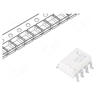 Optocoupler | SMD | Channels: 1 | Out: Darlington | 5kV | Gull wing 8