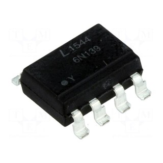 Optocoupler | SMD | Ch: 1 | OUT: Darlington | Uinsul: 2.5kV | Gull wing 8