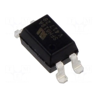 Optocoupler | SMD | Ch: 1 | OUT: Darlington | Uinsul: 5.3kV | Uce: 300V