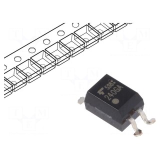 Optocoupler | SMD | Channels: 1 | Out: MOSFET | 5kV | Gull wing 4
